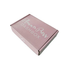 Custom Pink Corrugated Paper Carton Packaging Boxes